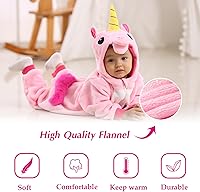 Vista 48 de TONWHAR - Mameluco con capucha, fantástico disfraz infantil de varios animales, como tigre o dinosaurio Multi