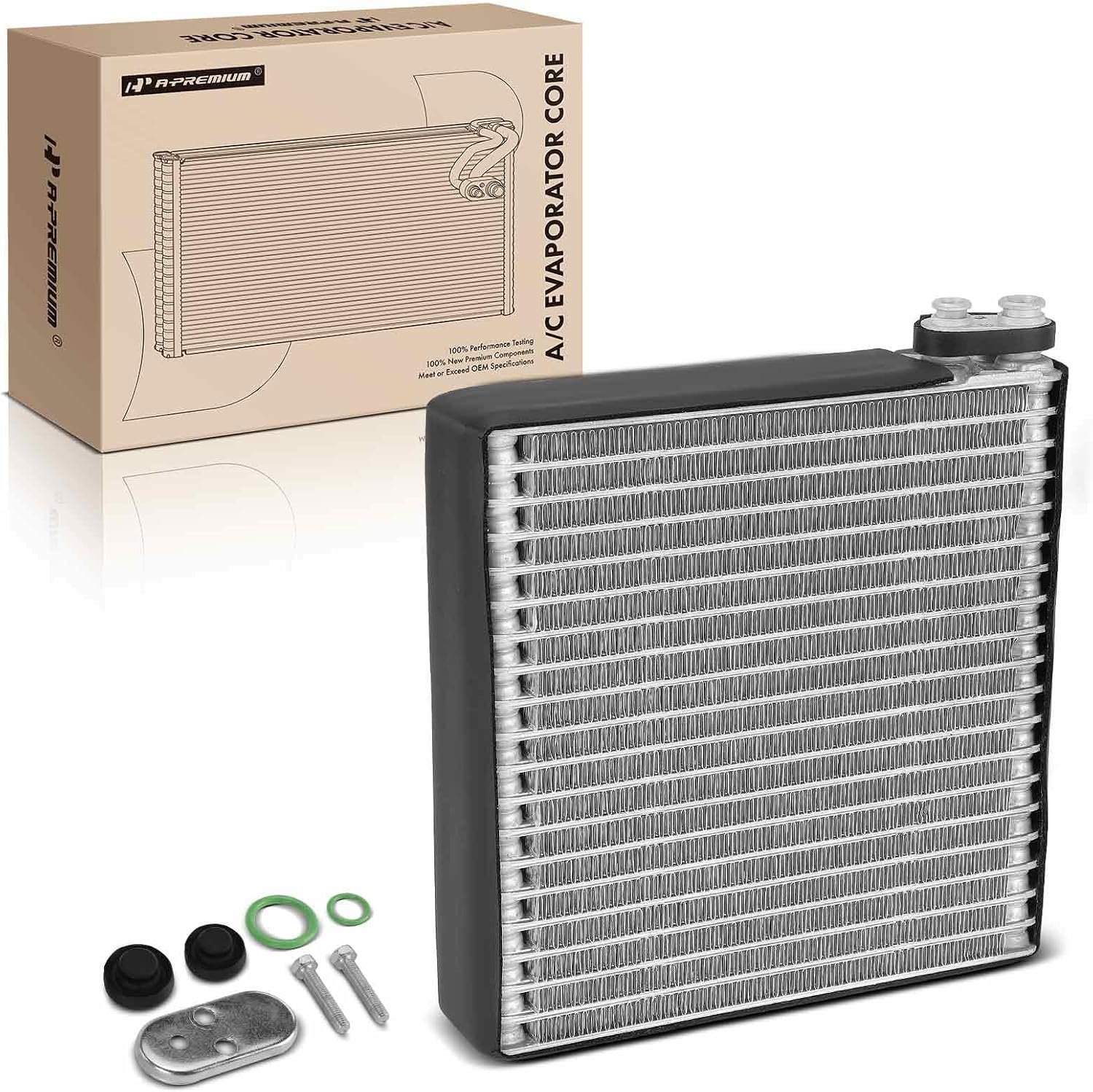 A-Premium AC Evaporator Core Compatible with BMW Z4 2003-2008, with Pressing Plate