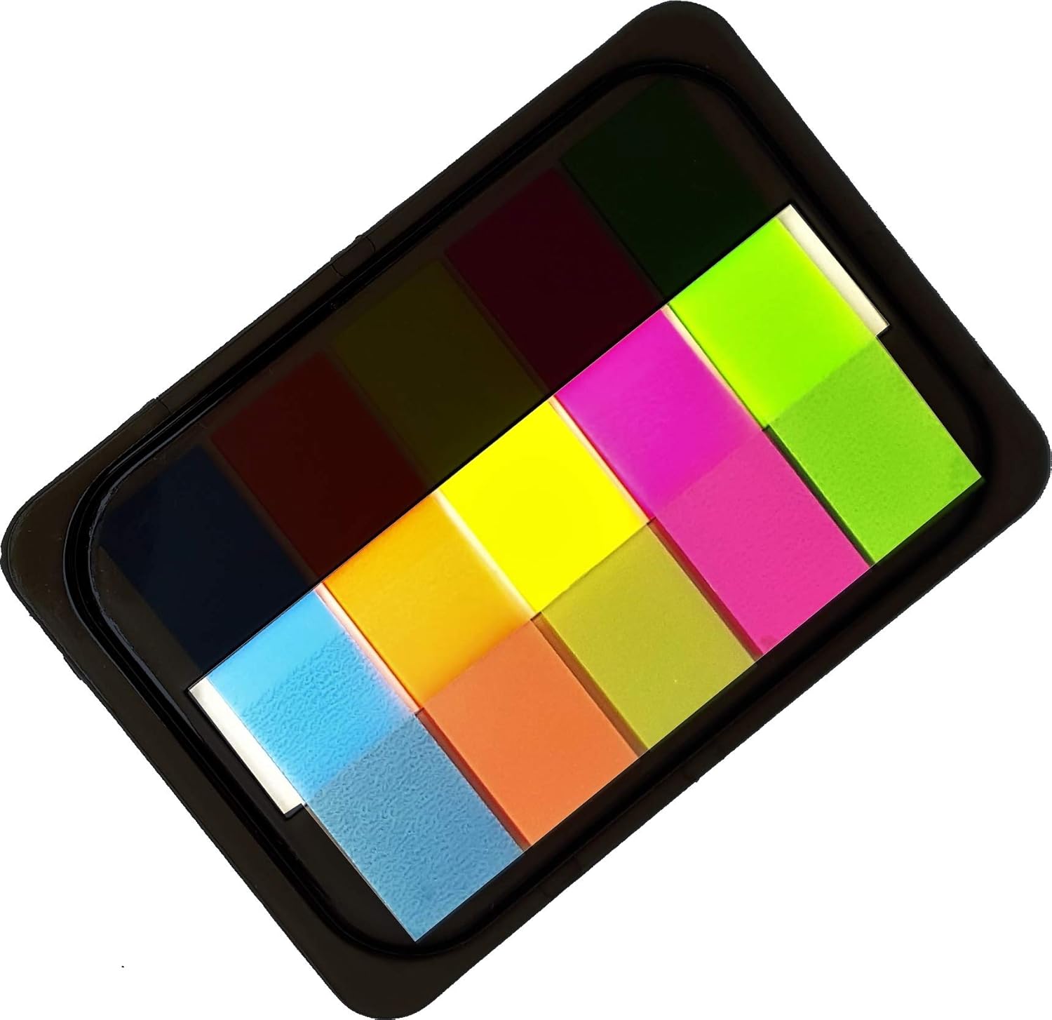 Fluorescent Sticky Note Strips, Page Markers, Self Adhesive Index Flags