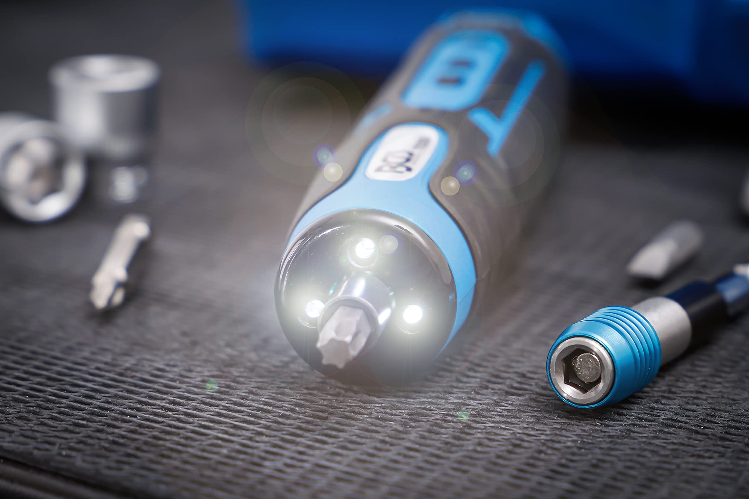 BGS 70209 | Cacciavite a batteria | inclusi serie di bussole e inserti | 41 pz.