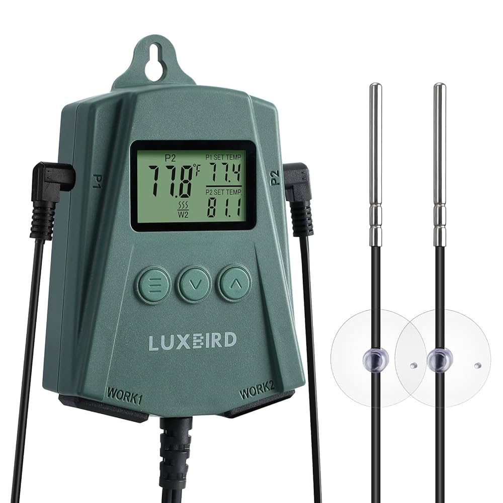 ReptiTemp Digital Thermostat サーモスタット Amazon.com : Zoo Med ZML Thermostat REPTITEMP DIG : Pet Supplies