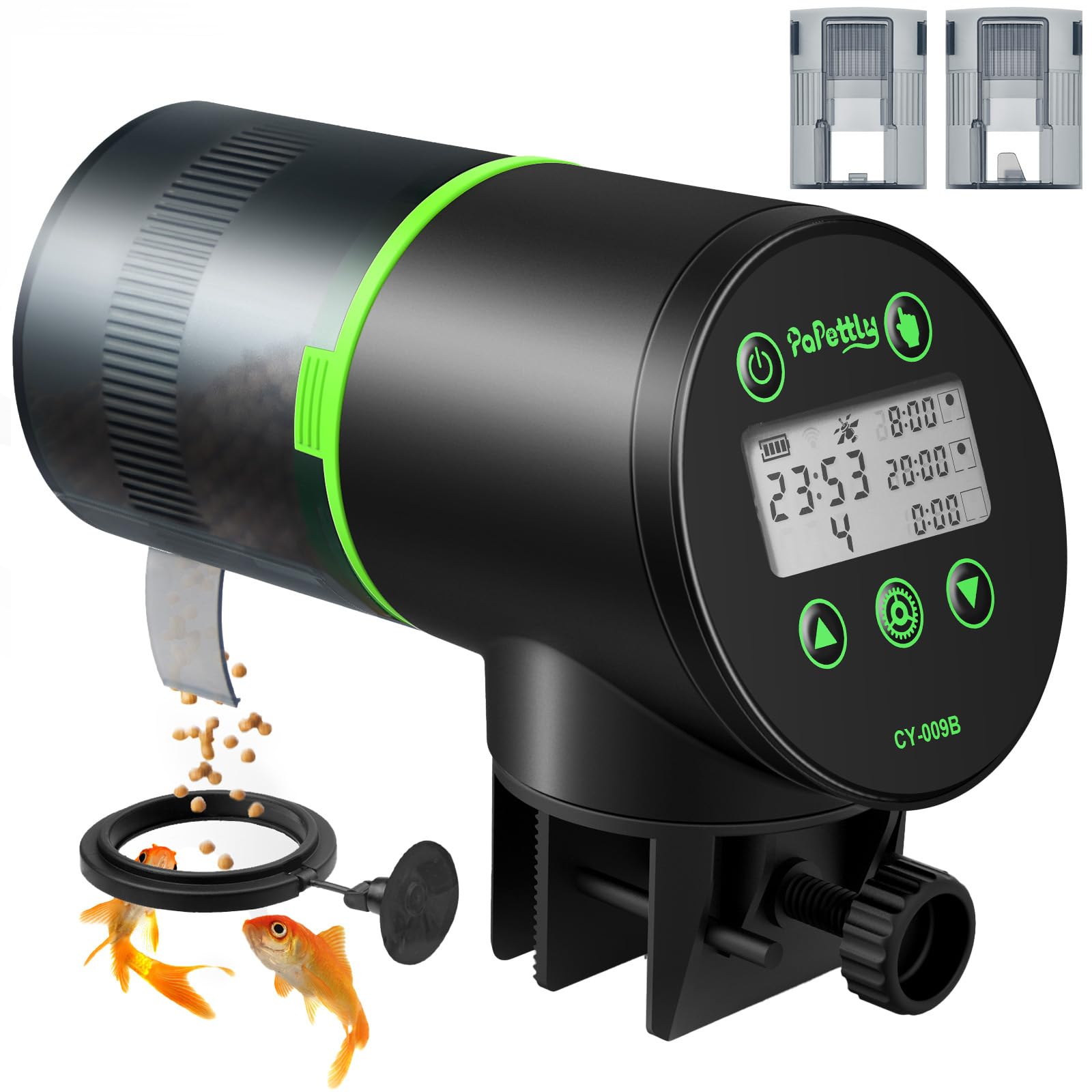 【27個（内2個新品）】SMART Feeder AF-2019B 自動給餌機 BlueFire Automatic Fish Feeder Timer Model AF 2019B - YouTube