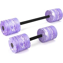 Aquatic Dumbbells, Dual-Use Long Water Aerobics Equipment Dumbbell, High-Density EVA Foam Pool Weights Dumbbells for Water Aerobics Weight Loss, Exercise Fitness