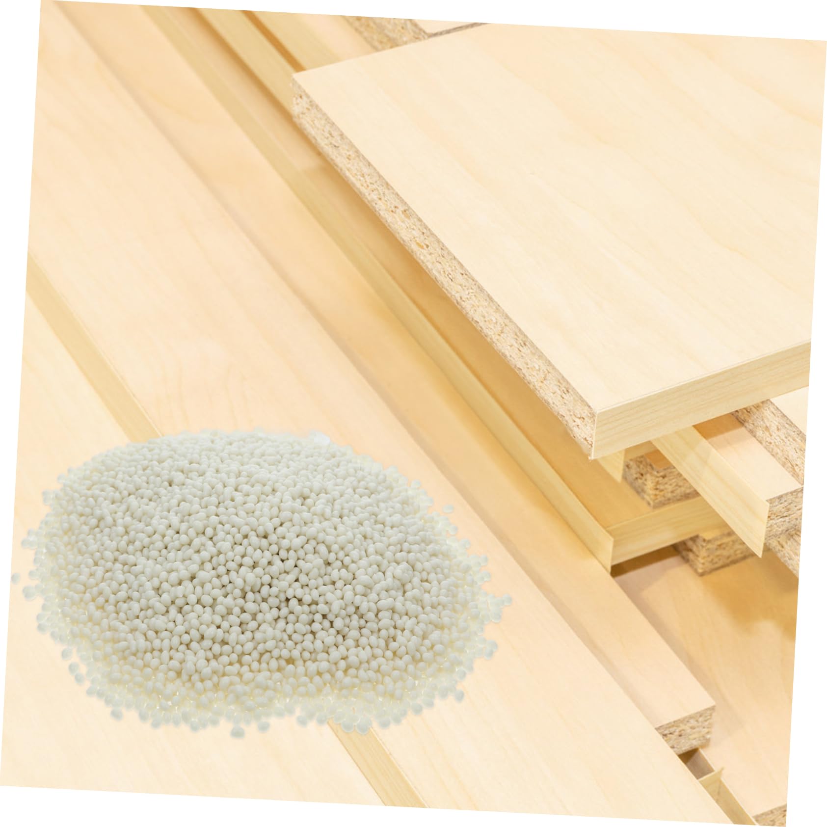 Pegamento 1000g para Máquina de Encolado de Cantos en Gránulos Pvc | Blanco, para Tableros de Muebles, Uso en Ventanas y Puertas, Operación Simple, sin Olor