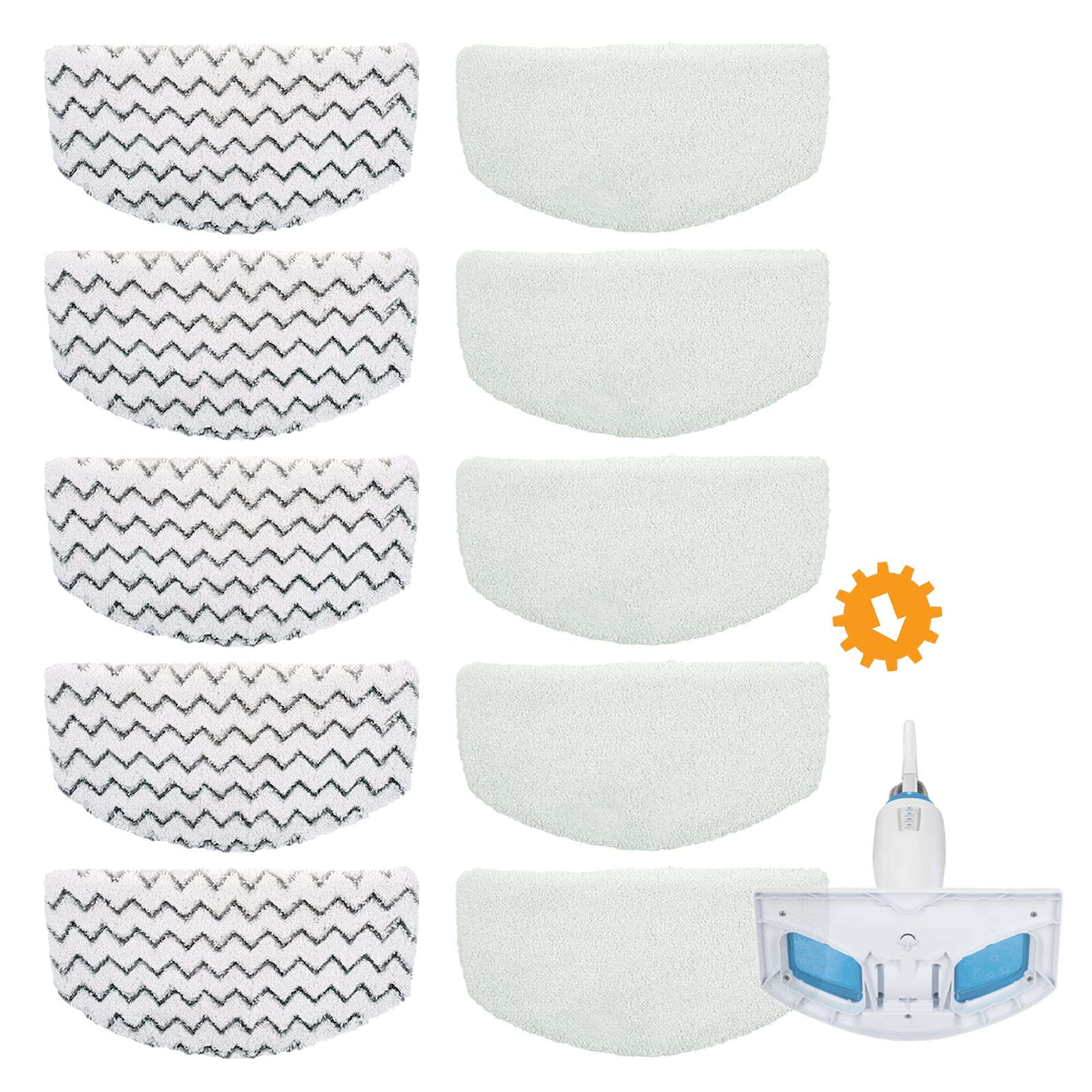 Almohadillas de fregona de vapor para piezas de repuesto Bissell PowerFresh 1940 1806, paquete de 10