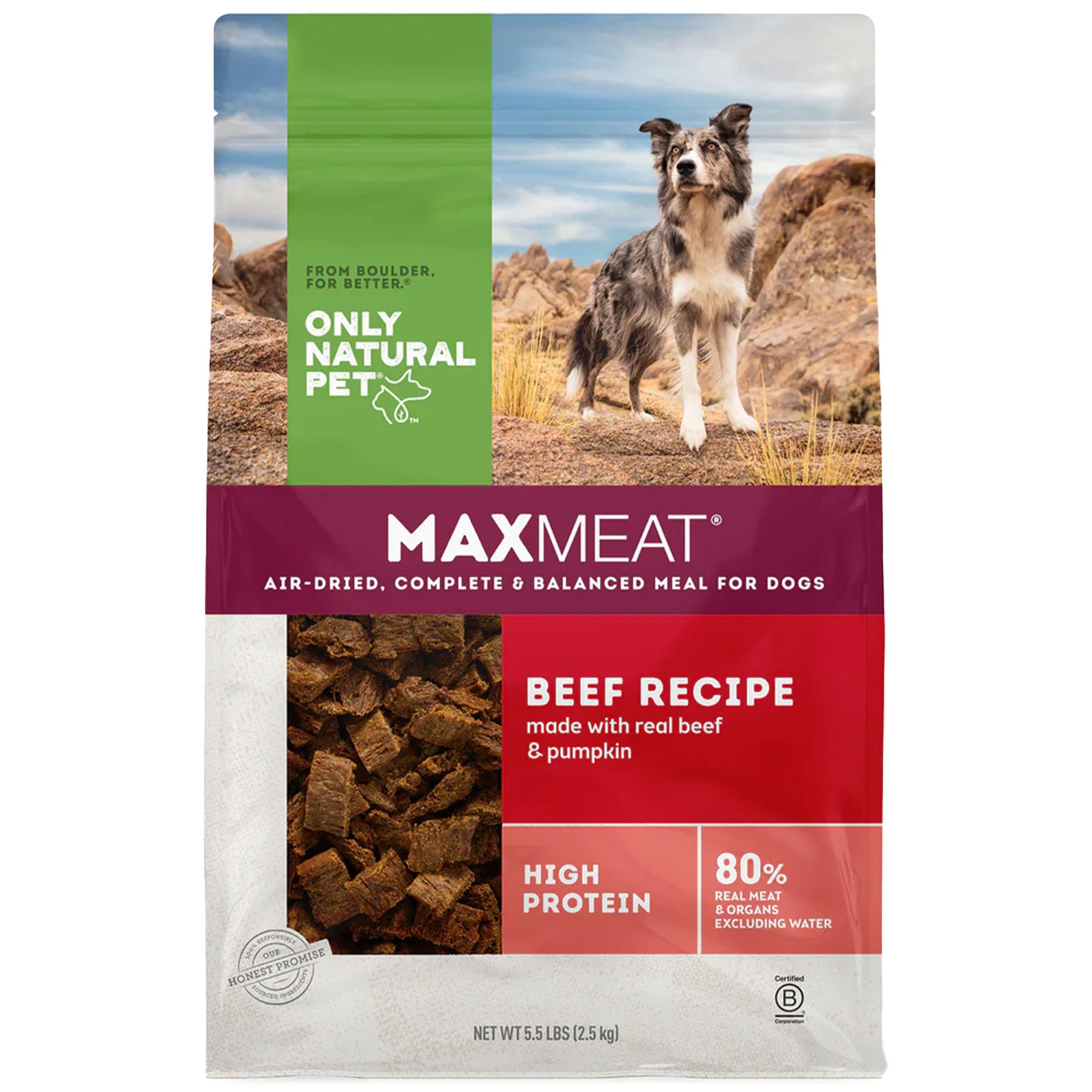 Only Natural Pet MaxMeat Holistic Air Dried Dog Food