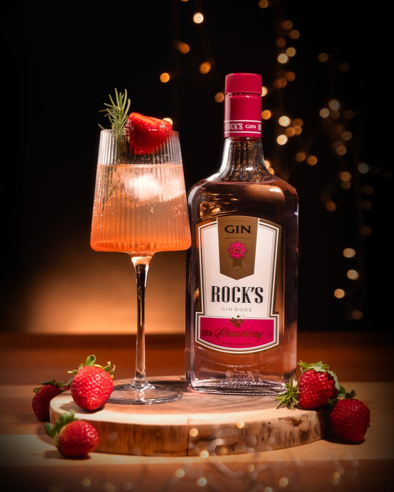 Rocks Gin Rocks Stramberry 995 Ml Sabor 1L | Amazon.com.br