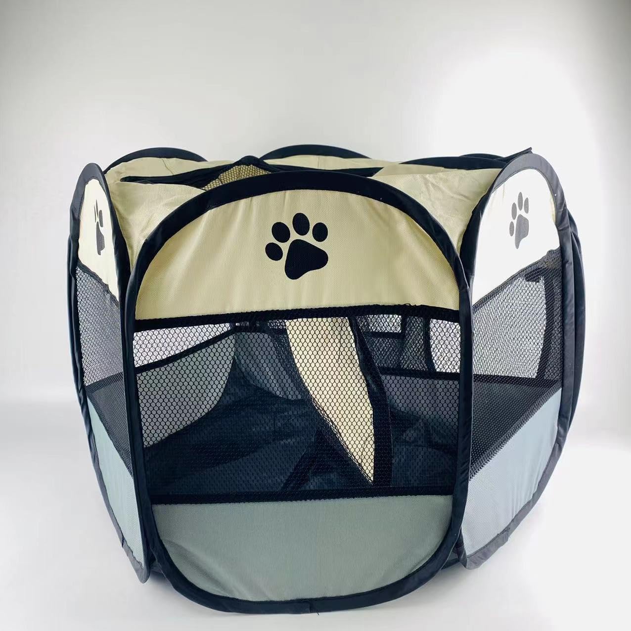 SAVAGEARM Pet furniture, Portable Pet Playpen, Dog Playpen