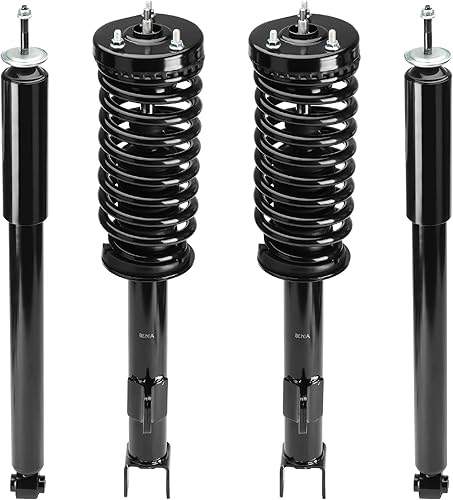 Miniatura 6 de Conjunto de amortiguador de puntal delantero con resorte helicoidal compatible con Dodge Charger Sedan 2006-2010, Magnum Wagon 2005-2008, Chrysler