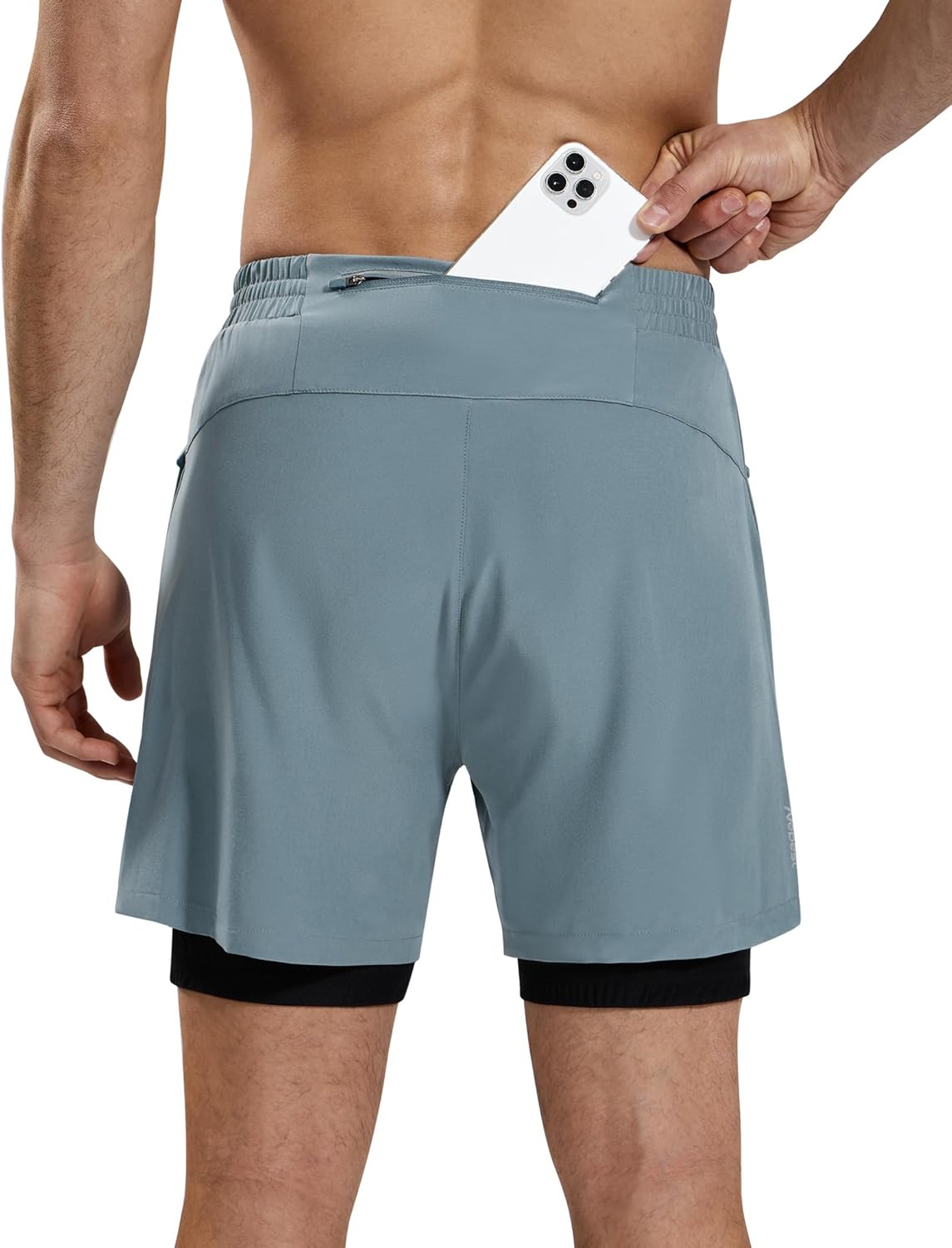 Nepest Men’s 4D Padded Mountain Bike Shorts MTB Cycling Biking Bicycle Riding Shorts with Zipper Pockets - Image 2