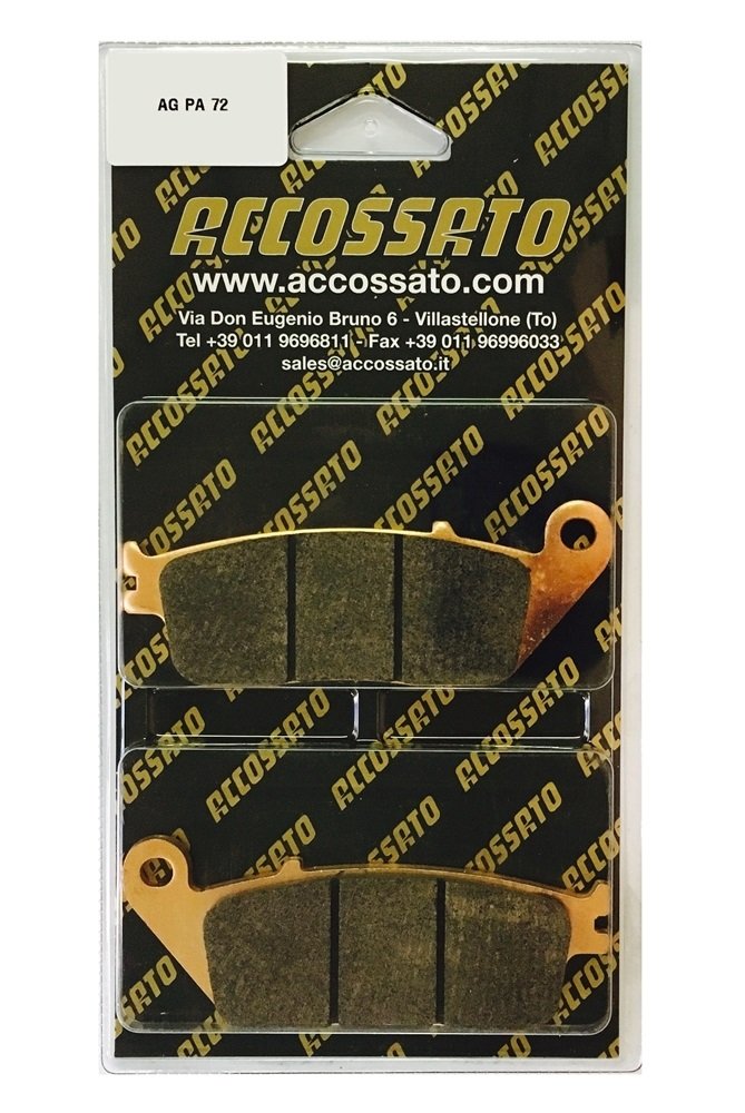 Accossato Pastiglia Freno AGPA72ST, Triumph > 800 Tiger Xc, 800 (2011-2015), Triumph > 800 Tiger Xc, 800 (2011-2015) - 4