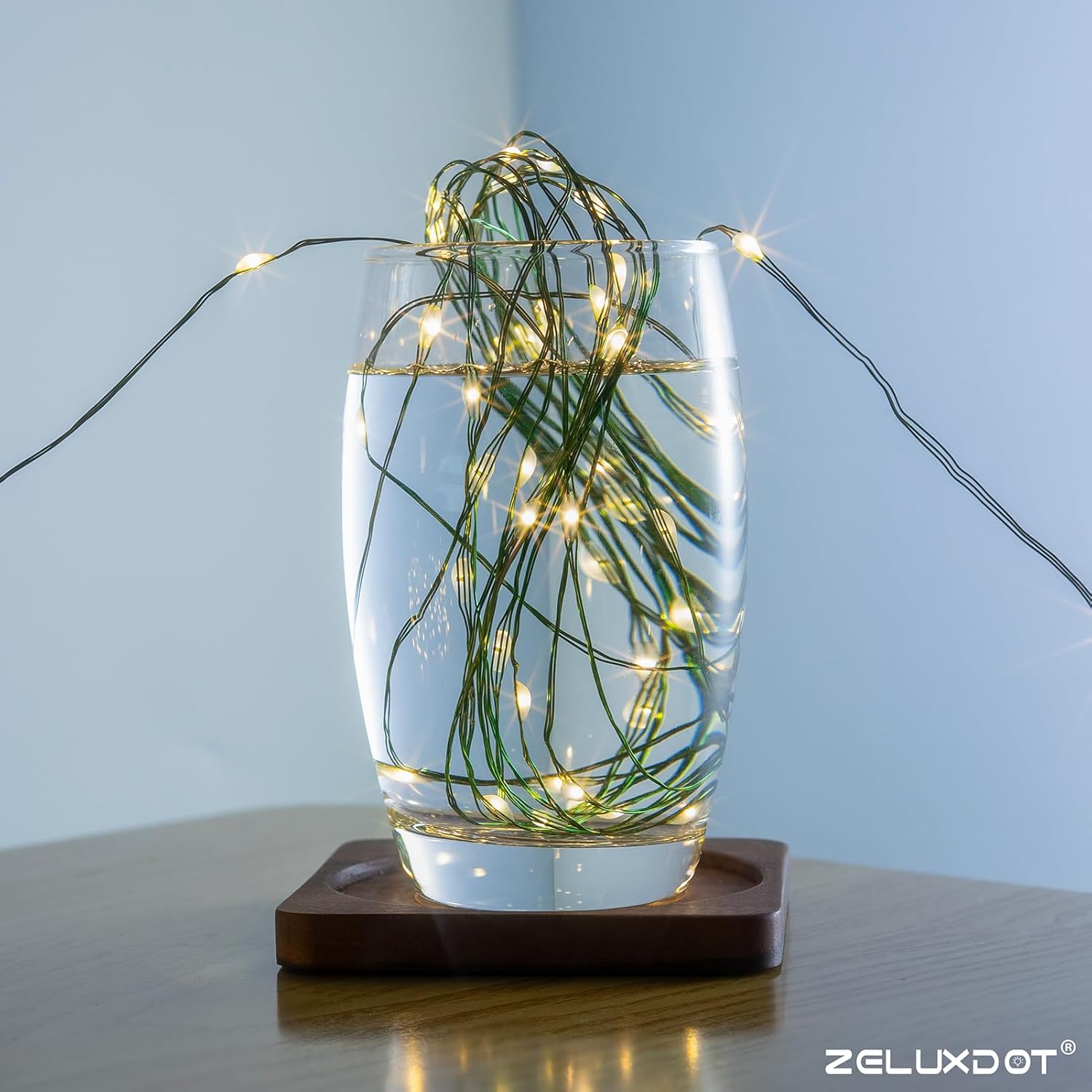 Fairy Lights Plug in,400FT 1200LEDs Waterproof Led String Lights,8 Modes Remote Twinkle Light for Outdoor Indoor Christmas Wedding Birthday Garden Party Decorations,Green Wire,Warm White