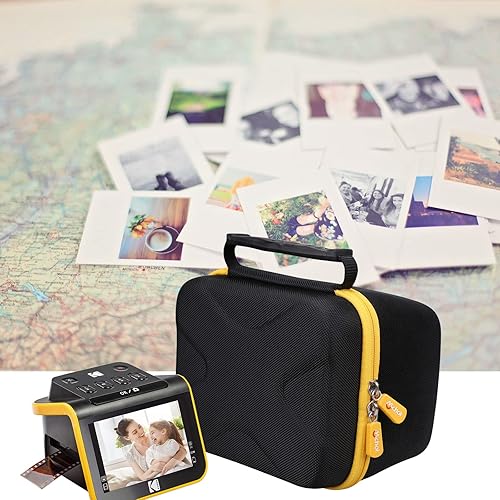 Miniatura 9 de Mchoi Funda de transporte a prueba de golpes adecuada para escáner de película Kodak Slide N SCAN y Slide con pantalla LCD grande de 5 pulgadas,