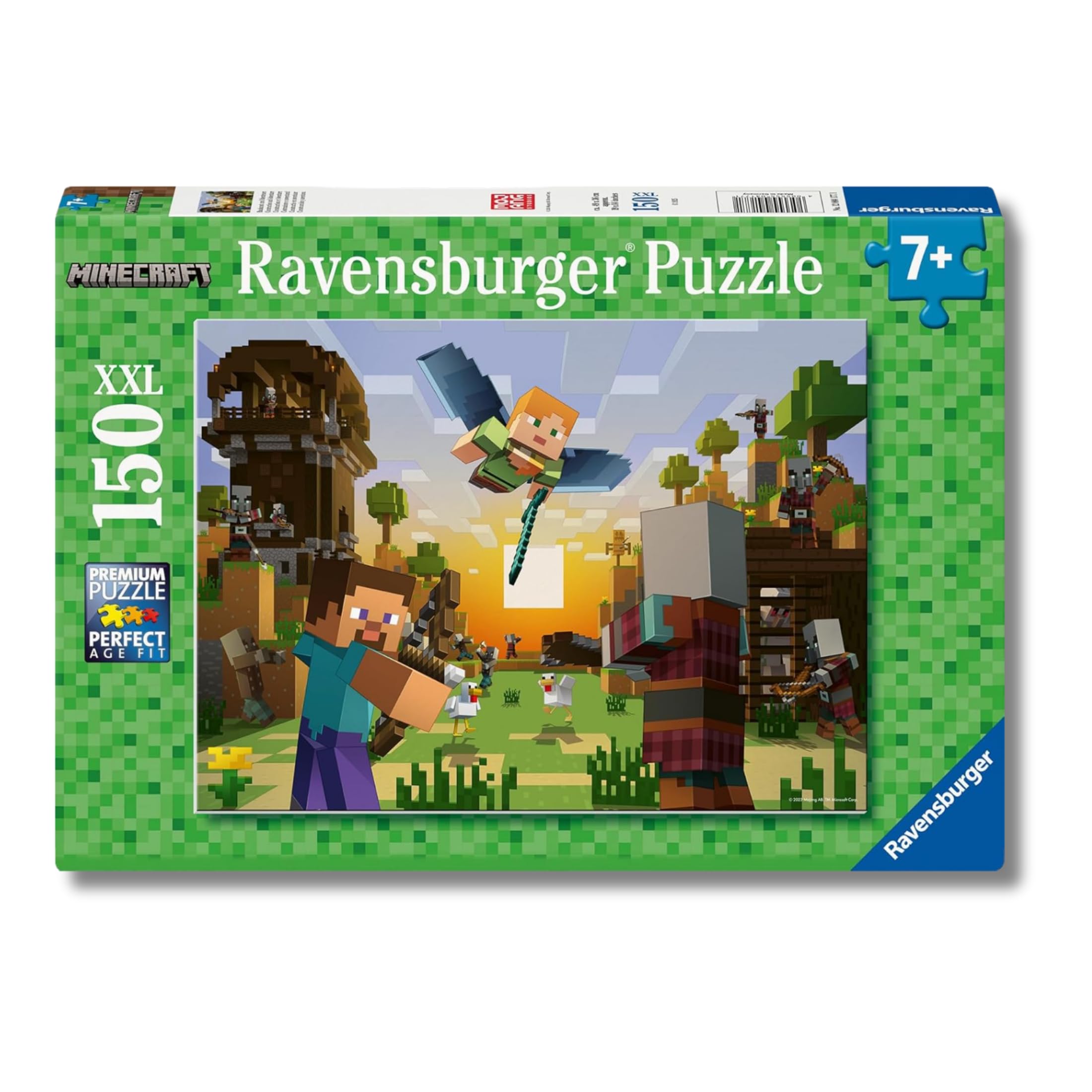 Ravensburger - Puzzles XXL Minecraft | Puzzle 6 Años O Más | Regalo Niño 6 Años O Más De 100 Piezas | Rompecabezas Niños De 36 X 49 Cm Puzzle — view 9