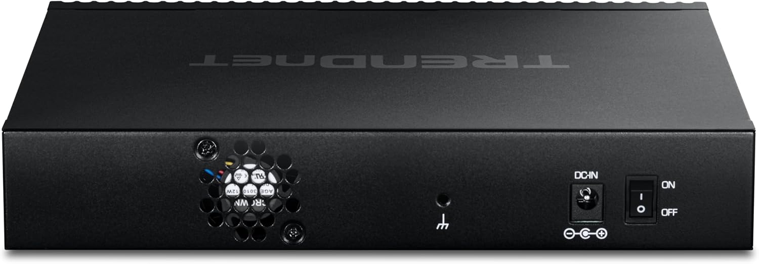 TRENDnet 8-Port 10G Layer 2 Managed SFP+ Switch, TL2-F7080, 8 x 10G SFP+ Ports, Web-Based Management, NDAA + TAA Compliant, 160Gbps, Layer 2 Hub, Ethernet Splitter