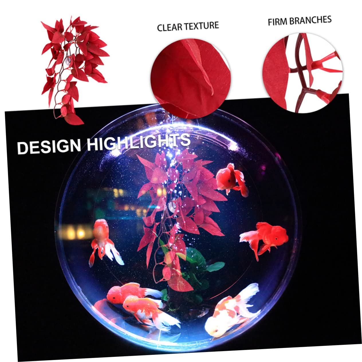 Didiseaon 10pezzi Piante Decorative Artificiali Per Terrario Di Accessori Per Rettili Resistente e Realistico Per Acquari e Gabbie Di Rettili