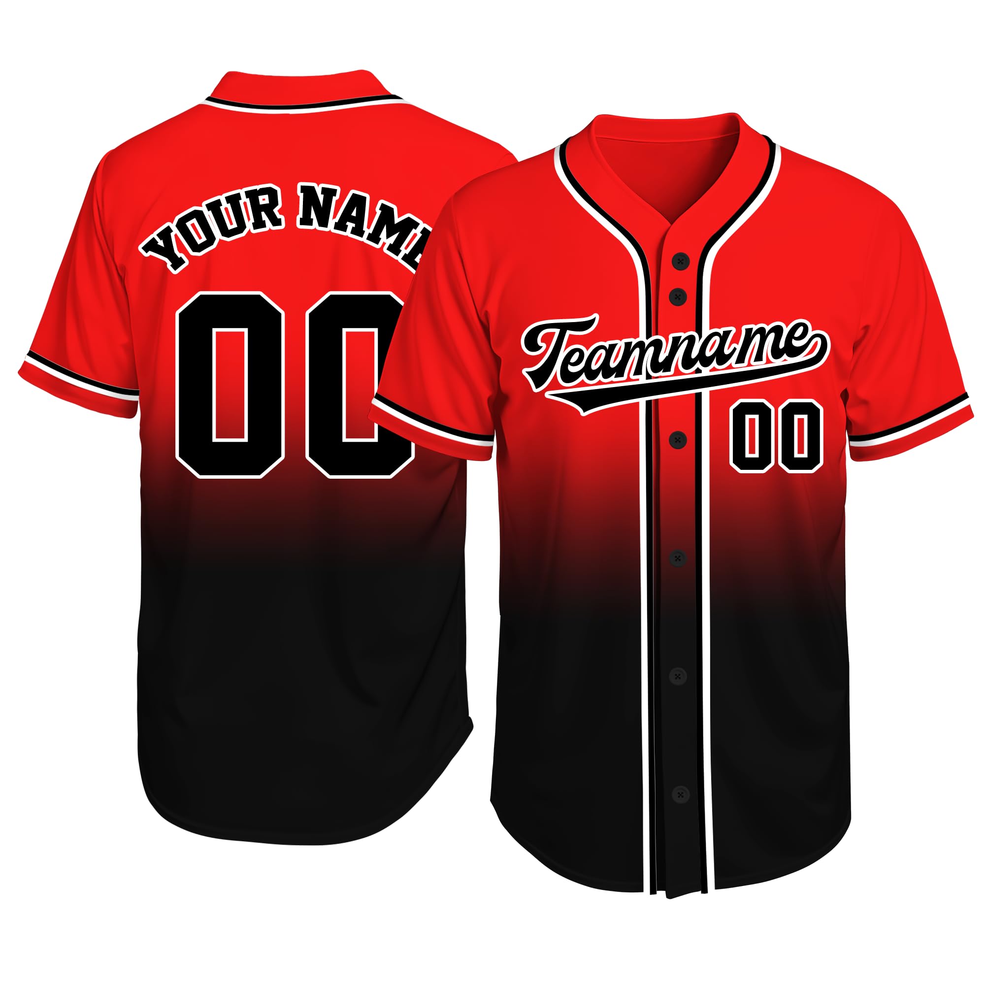 Custom Baseball Jersey Personalized Stitched or Printed Name Number Baseball Shirt Sports Uniform Gifts for Men Women Youth