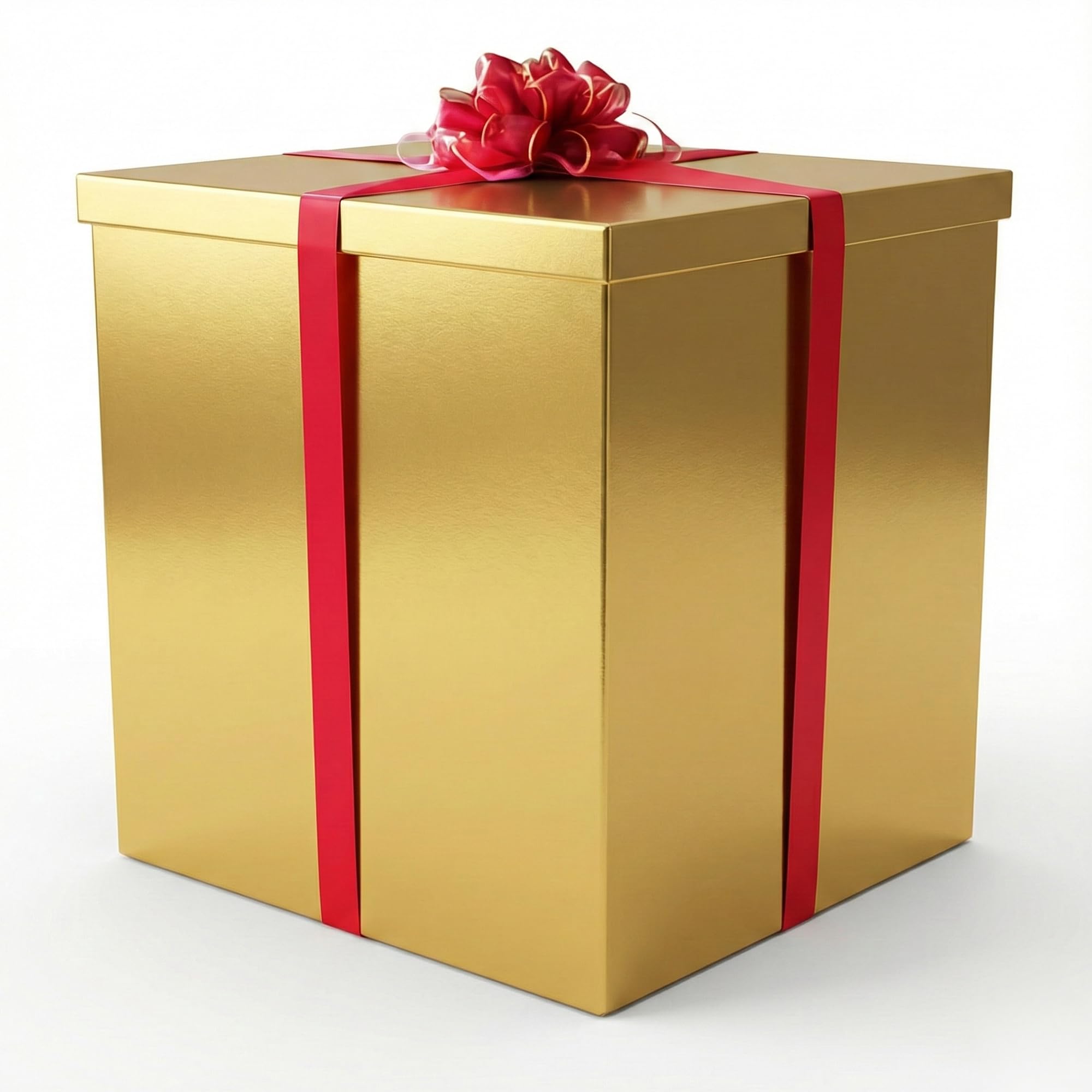 Amazon.com: Giant Gift Box 28x28x28in JUMBO Extra Large Gold