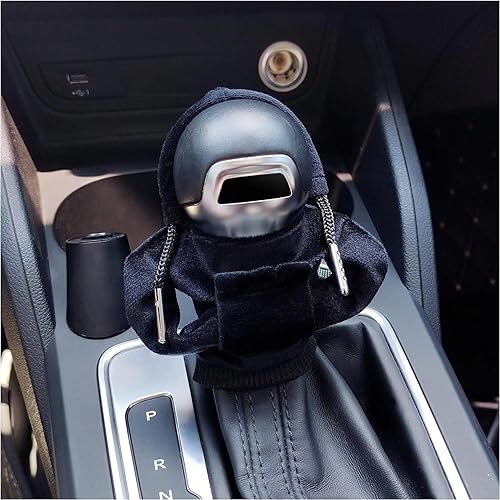 Miniatura 2 de Funda con capucha para palanca de cambios de automóvil, mini sudadera con capucha para palanca de cambios de automóvil, accesorios interiores