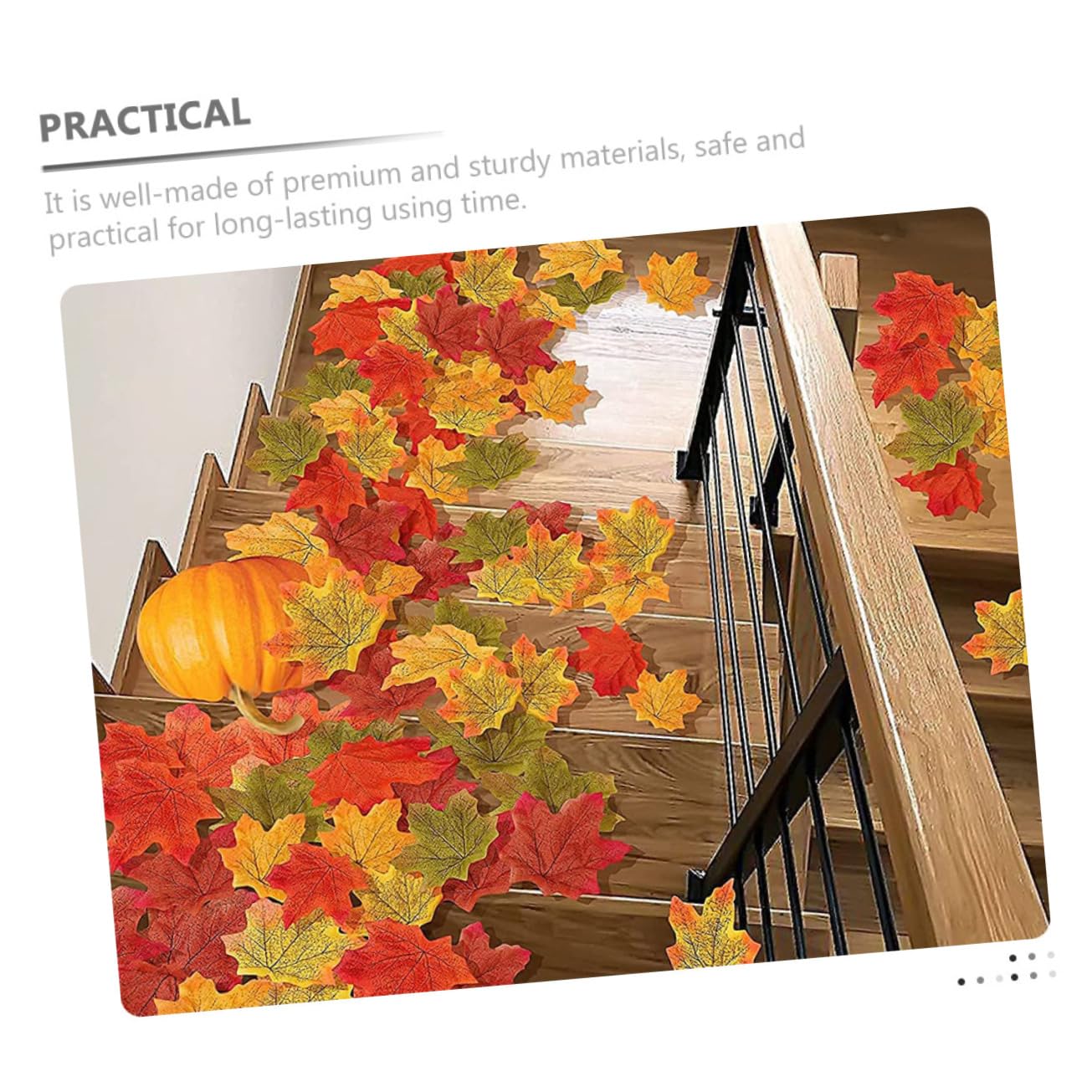 MAGICLULU 1000 STK Künstliche Ahornblätter Herbstdeko Blattdekor Ahorn Fallen Ahornblätter Im Herbst Falsches Herbstblatt Erntedank Blätter Gefälschte Blätter Hochzeit Stoff