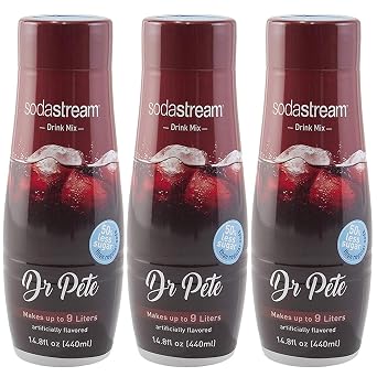 SodaStream Sparkling Drink, Dr Pete, 14.8 Fl Oz Pack of 1