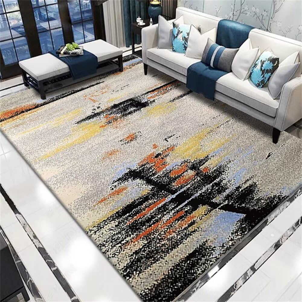 Tapis maison couleur assortie au format compact 70X140CM pour salon