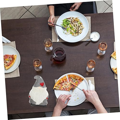 Miniatura 7 de Gadpiparty Bandeja de joyería, plato de Navidad, plato de cerámica de Papá Noel, plato de comida, vajilla de cocina, suministros de fiesta para