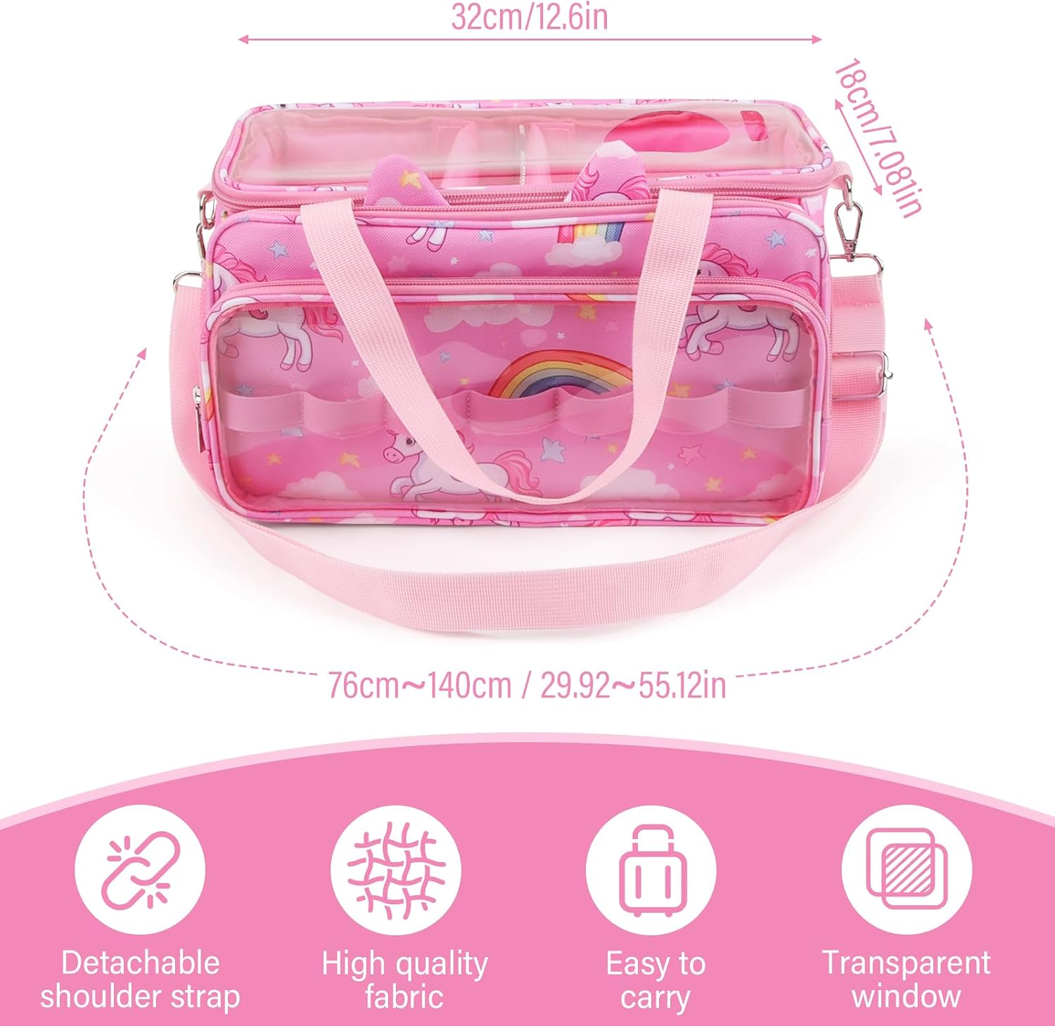 トニー収納用キャリーケース、トニーボックス1/2、Tonies 【正す】 Figures Characters用透明蓋バッグ、Toniepla