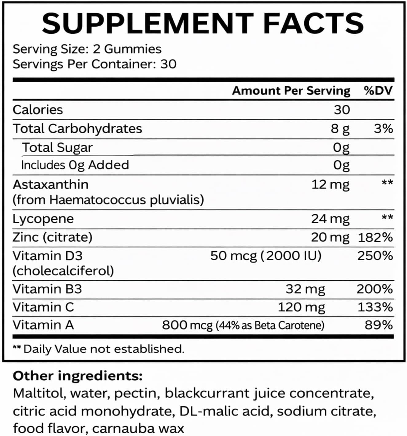 Savanna Skin Natural Tanning Gummies - Vitamin C & E, Astaxanthin & Beta Carotene for Radiant Glow & Hydration, Non-GMO Vegan Sugar-Free, 60 Count