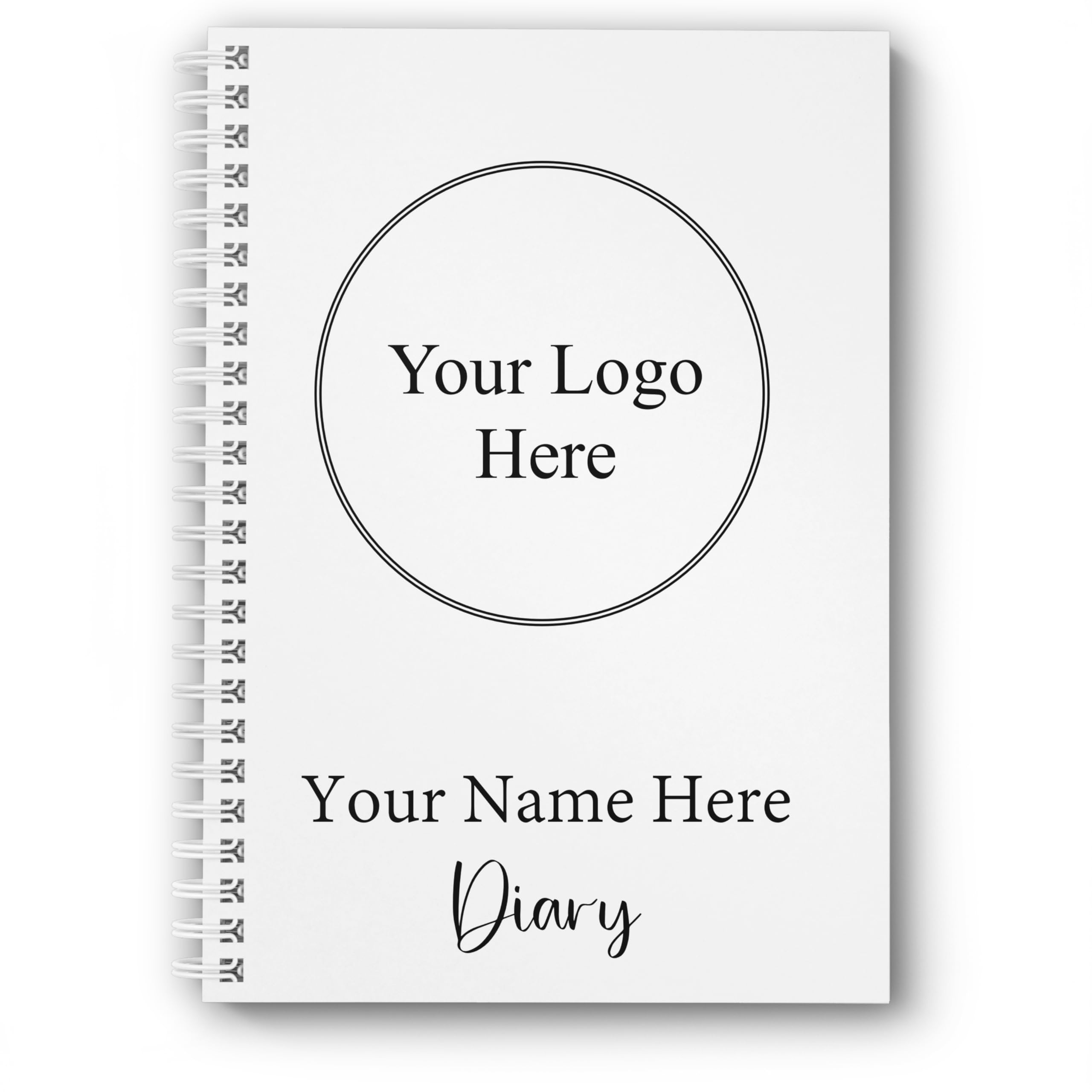 Personalised Appointment Book Diary, Add Own Logo, Dated Diary, Any Month/Year Start 2026, 2027, 2028, 2029