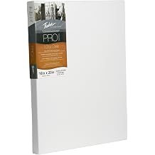 Fredrix 49105 12-Ounce Dixie Gallery Stertched Canvas, 12 by 12-Inch