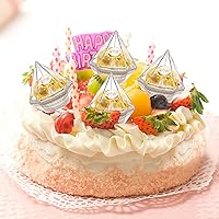 Vista 5 de Soporte de caja de chocolate transparente, 80 Uds., soporte de plástico para ramo de bolas de chocolate, soporte de embalaje de flores para fiesta