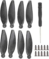 Vista 1 de Cuchilla de hélice para dron, hoja de hélice ligera de fibra de carbono compatible con Mavic Mini 2 Drone piezas de accesorios de repuesto