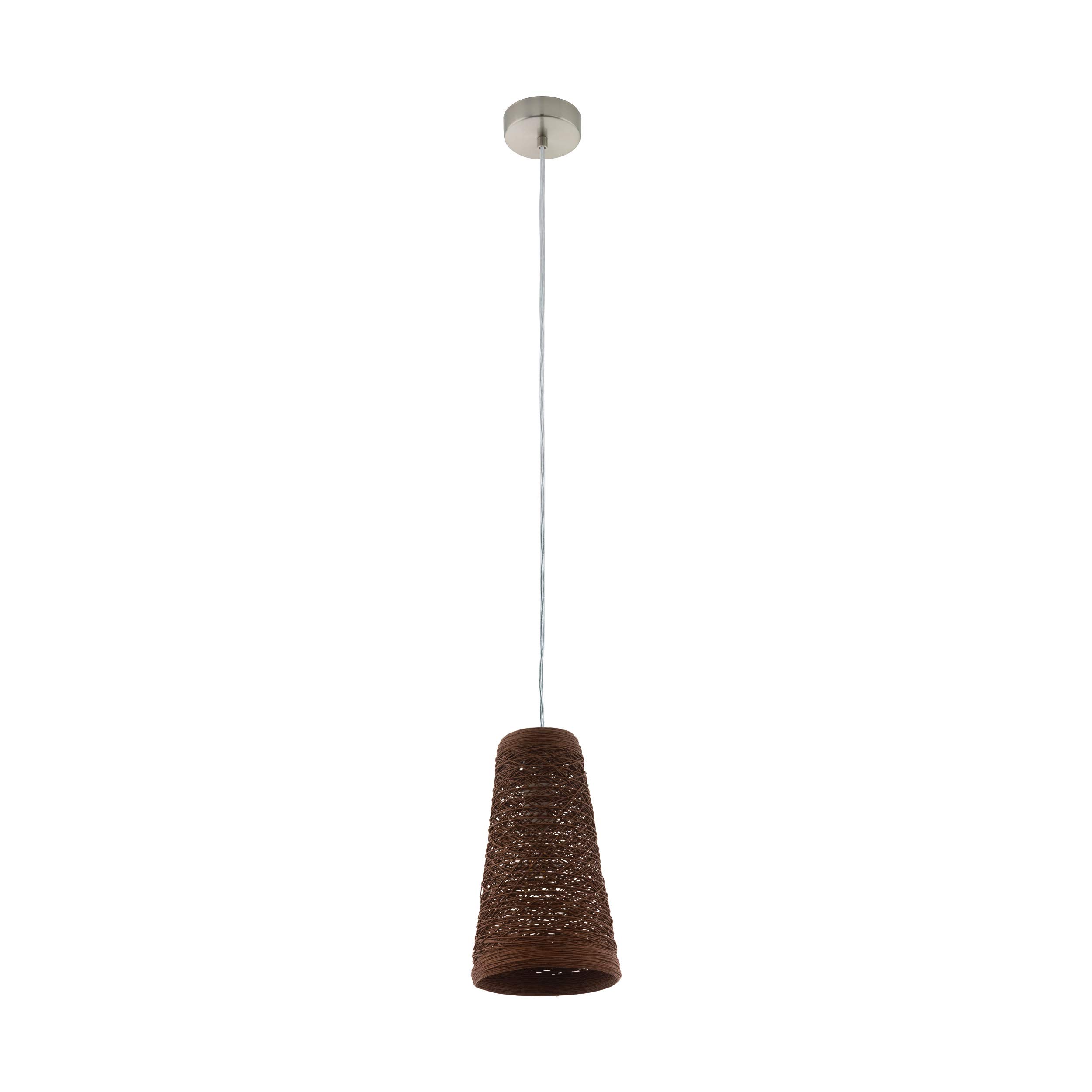 Eglo Donado Pendant Light Steel 60 W, Matt Nickel