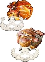 Vista 18 de for Cornish Hen I Cooks Evenly & Makes Meat Juicier I Easy-to-Use Stainless Steel & Dishwasher Safe I for Ovens, Smokers, Roasters, Grills