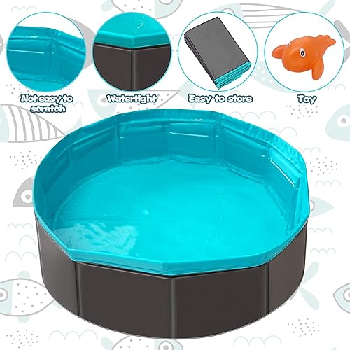 Miniatura 5 de Juguete de piscina para gatos, juguetes de agua para gatos, los mejores juguetes para gatos aburridos de interior, juguetes de caza para gatos de
