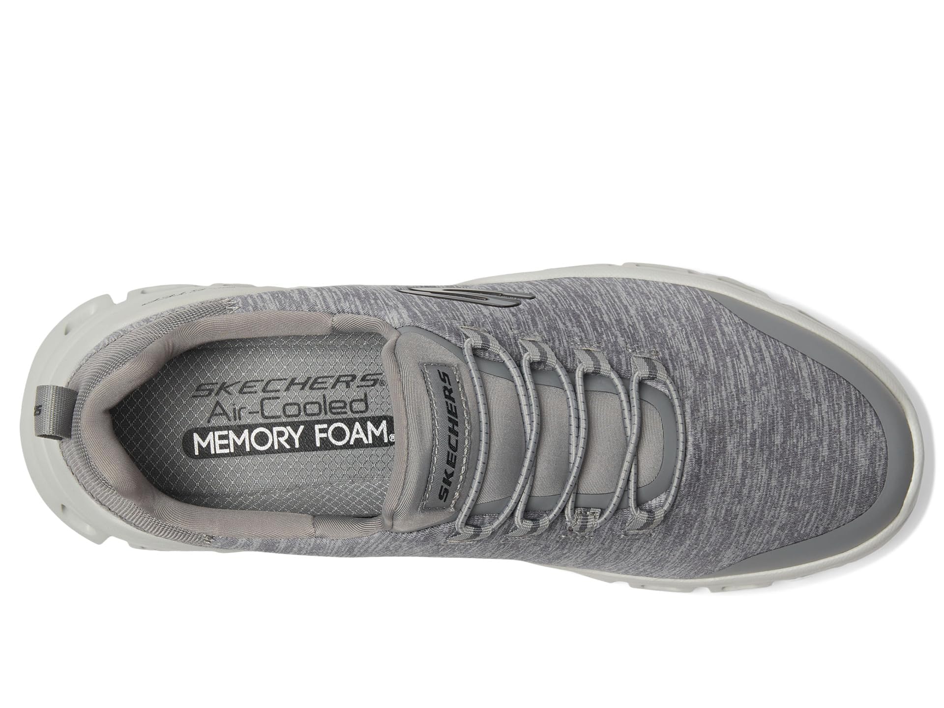 Skechers Glide-Step RYLA | Glide-Step Air-Cooled Memory Foam Machine Washable Vegan Round Stretch-Lace Closure Heathered Mesh product thumbnail 4