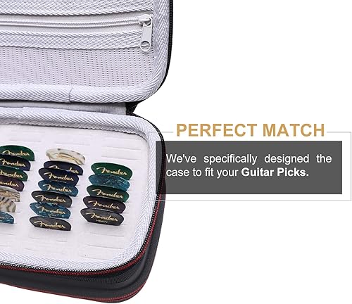 Miniatura 4 de LTGEM - Funda para púas de guitarra compatible con guardabarros, ChromaCast, D'Addario, JIM DUNLOP/UNLP MUSICAL INSTRUMENT, accesorios de guitarra,