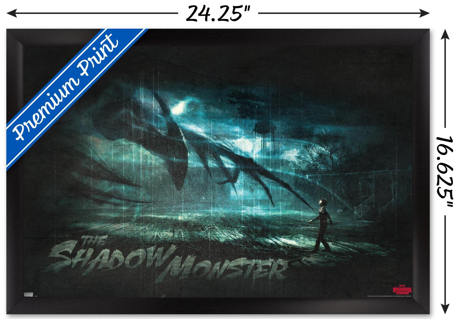 Shadow Monster Stranger Things Stranger Things Poster: Demogorgon