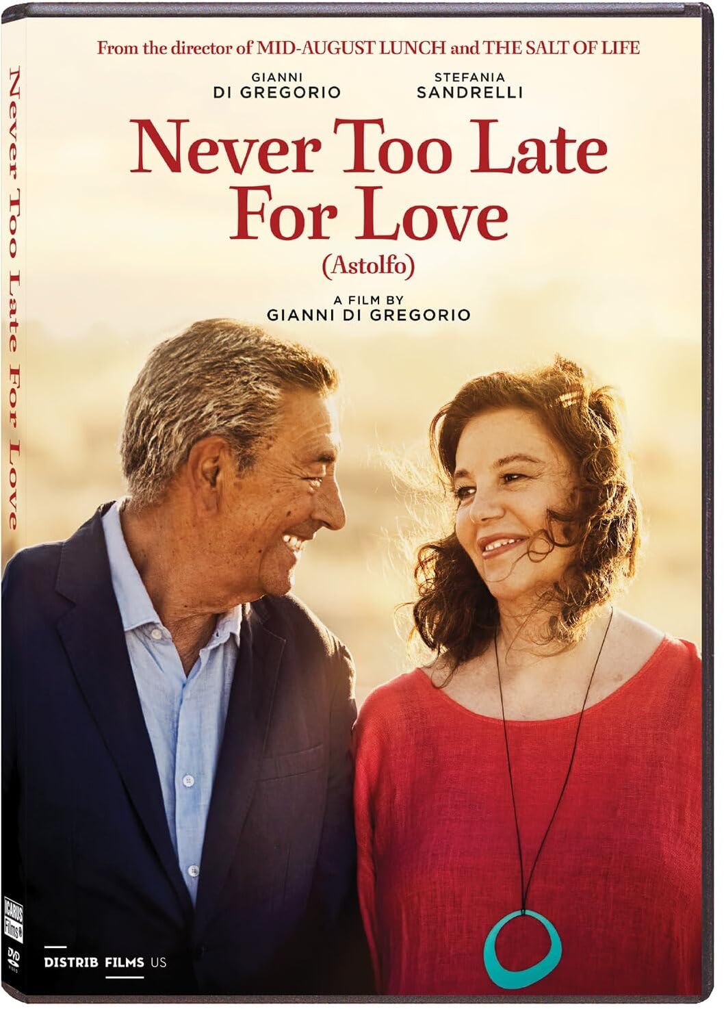 Never Too Late For Love DVD americano para tu noche de cine en casa