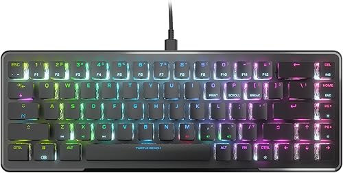Vista 20 de Turtle Beach Vulcan II TKL Pro Teclado Mecánico Magnético RGB para Juegos – Interruptores Analógicos de Efecto Hall, Activación Ajustable, Negro