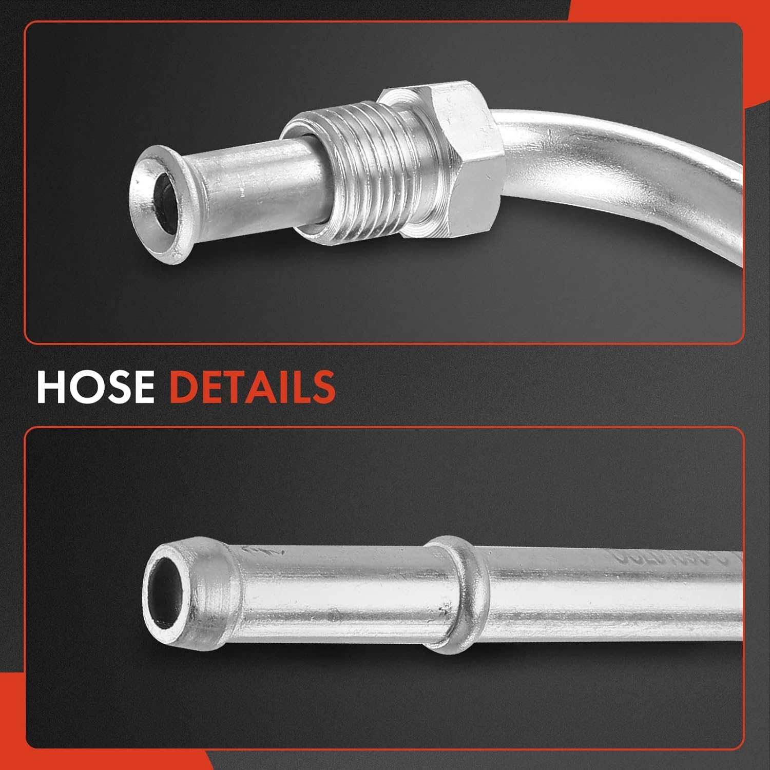 A-Premium Right Automatic Transmission Oil Cooler Line Hose Assembly Compatible with Ford E-150/E-150 Club Wagon/E-250 2003, E-150/E-250 Econoline 1997-2002, E-150 Econoline Club Wagon 1997-2002, 4.2L