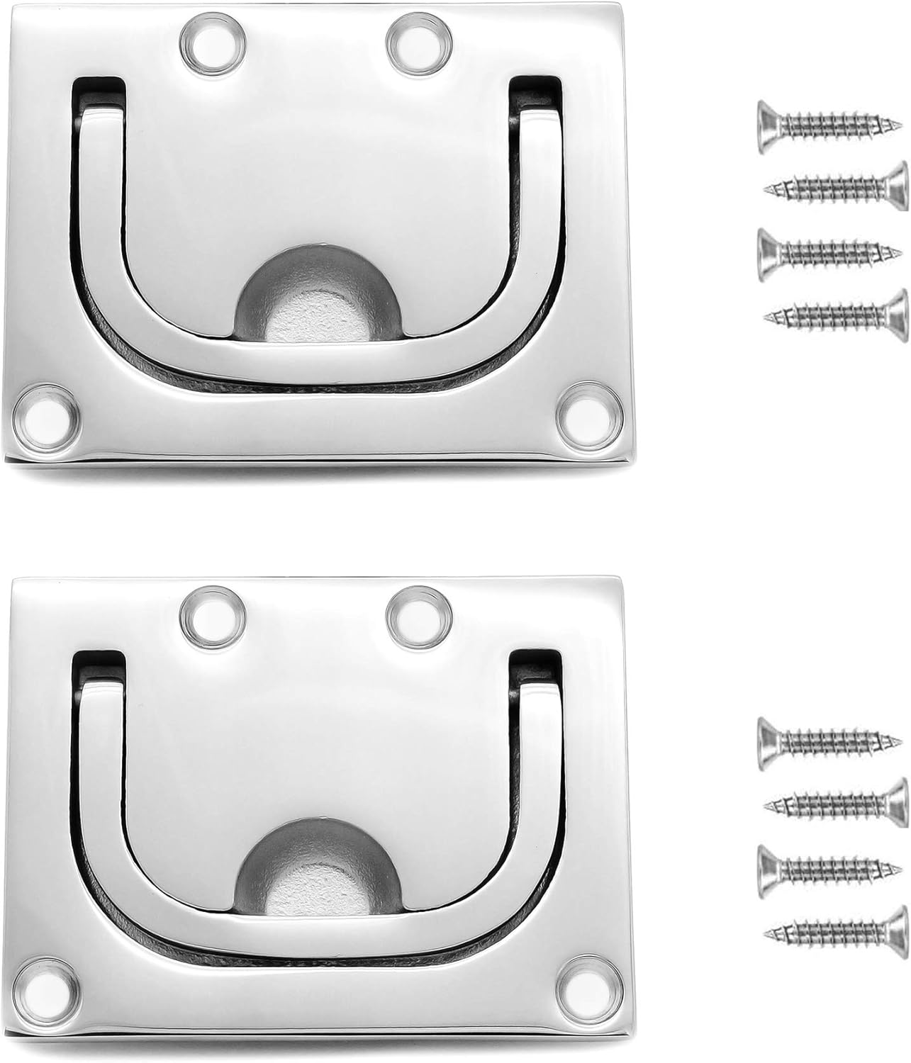 Vakocean 316 Stainless Steel Ring Pull Handle Pack of 2 : Sports & Outdoors