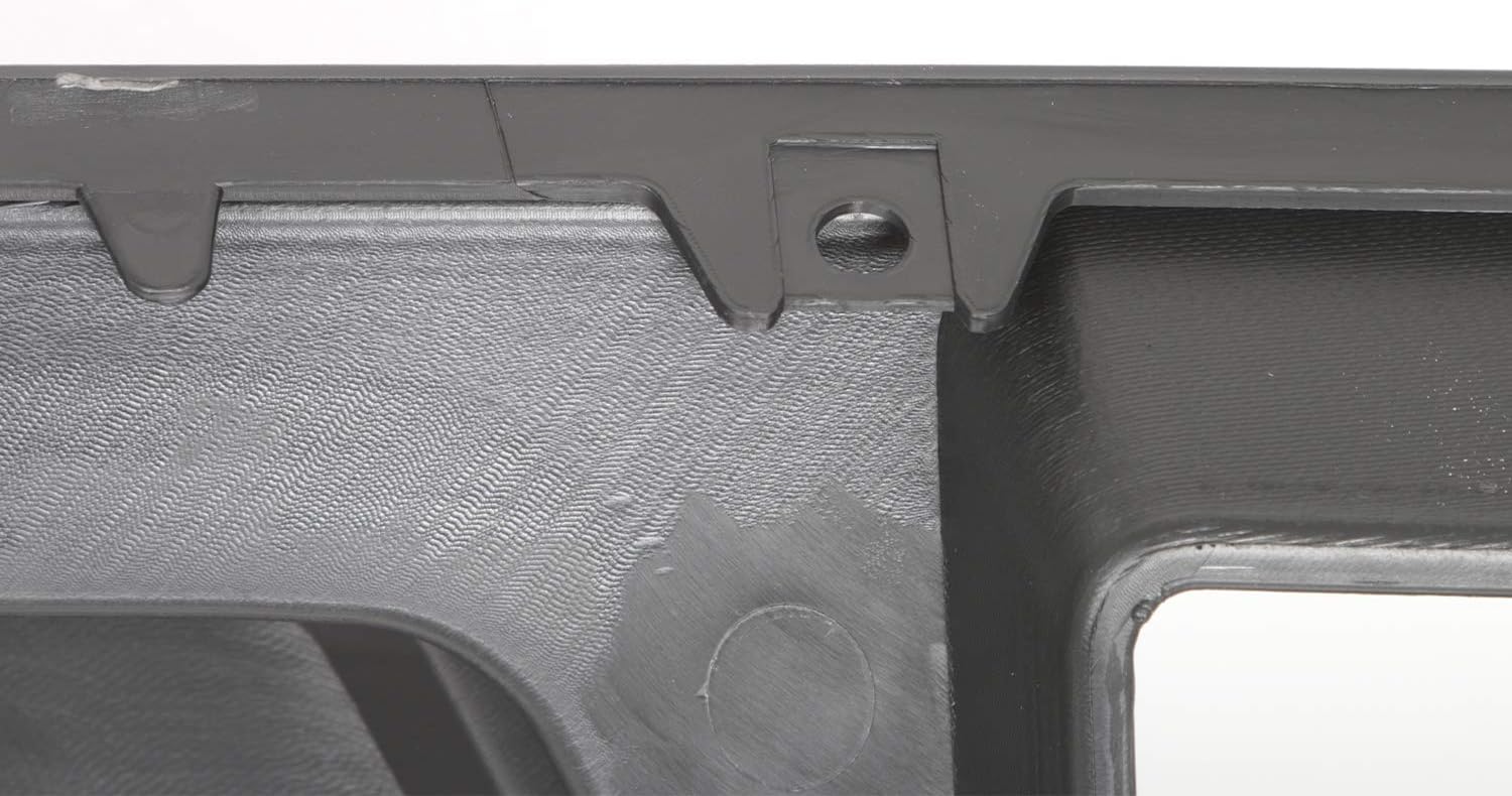 AKKON - For 2014-2015 Chevy Silverado 1500 Front Bumper Black Filler Panel with Tow Hooks