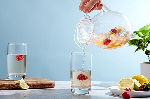 Miniatura 5 de Set of 4 Highball Glasses Heavy Base Cocktail Drinking Glasses 16 oz Glass Cups for Water Juice Beer and Cocktails