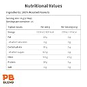 PB Blend Pure Peanut Butter Powder 230gm, prepares 500gm spread, 100% Roasted Peanut Powder | 54g Protein, 9g Prebiotic Fibres & 87% Less Fat, No Added Sugar & Salt. gallery image