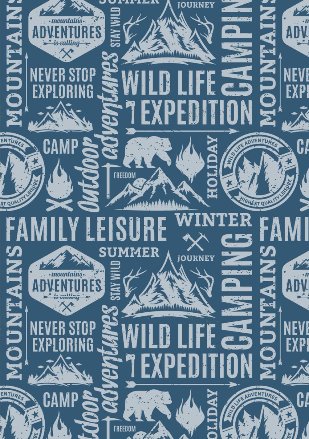 Camping Journal & RV Travel Logbook: RV Trip Campsite Caravan Holiday Record & Adventure Travel Notebook