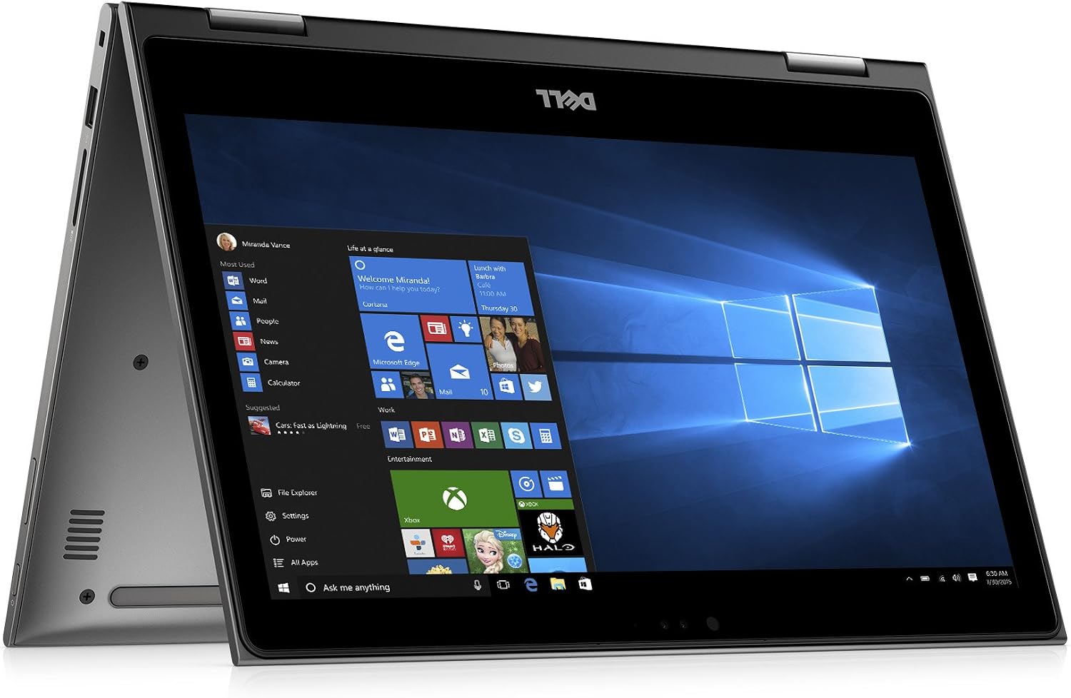Dell Inspiron 13 5000 2-in-1 - 13.3" FHD Touch - 8th Gen Intel i5-8250U - 8GB Memory - 256GB SSD - Intel UHD Graphics 620 - Theoretical Gray - i5379-5893GRY-PUS