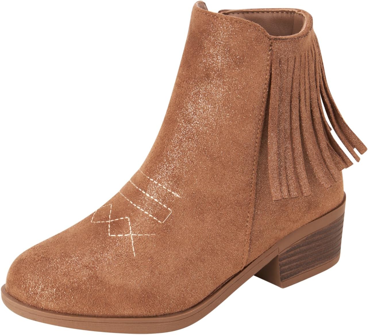 bebe Girls Cowboy Boots - Suede Ankle Booties