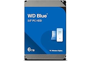 6TB WD Blue PC Internal Hard Drive HDD